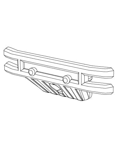 MJX Front Bumper [14100B] - Hobbytech Toys