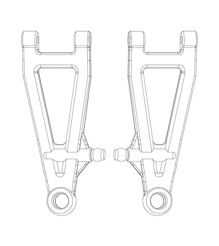 MJX Front Lower Suspension Arms [P2022] - Hobbytech Toys