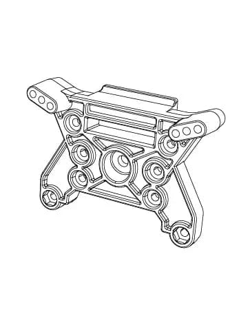MJX Front Shock Tower [10270] - Hobbytech Toys