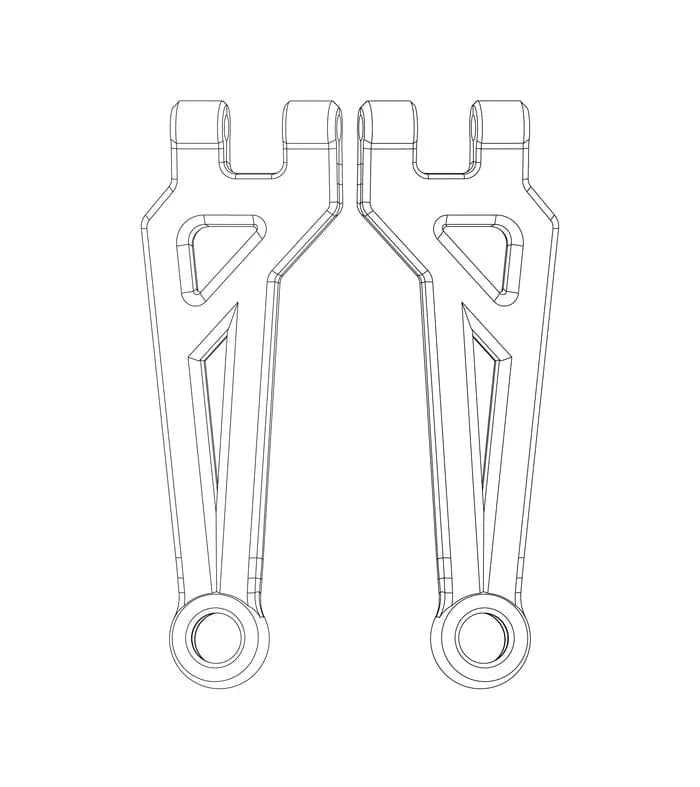 MJX Front Upper Suspension Arms [P2021] - Hobbytech Toys