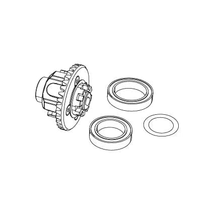 MJX Gears Diff Assembly - Suits MJX H8H AllRock [P8HSA05] - Hobbytech Toys