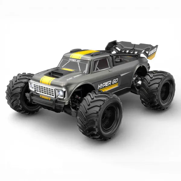 MJX Hyper Go 1/10 Brushless 4wd Monster Truck - Grey (3S Battery + Charger Included)