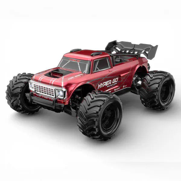 MJX Hyper Go 1/10 Brushless 4wd Monster Truck - Red (3S Battery + Charger Included)