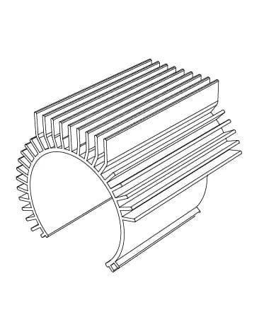 MJX Hyper Go 1/10 Replacement Motor Heat Sink [10395]