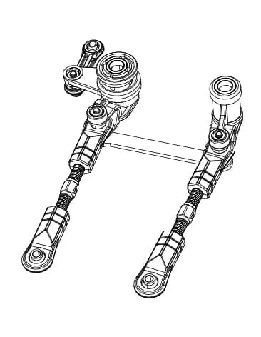MJX Hyper Go 1/10 V2 Steering Assembly Set [10430B]
