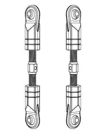 MJX Hyper Go 1/10 V2 Tie Rods (2pcs) [10240B]