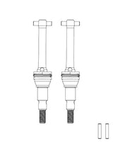 MJX Hyper Go 1/14 Front / Rear CVD Drive Shafts (2pcs) [14410]
