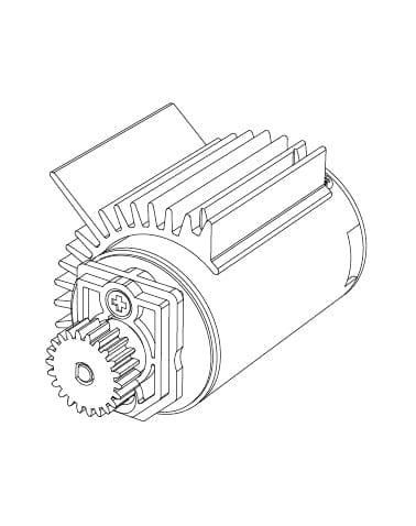 MJX Hyper Go Brushless Motor & Pinion [B284C]