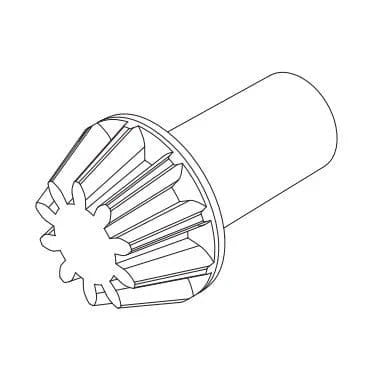 MJX Hyper Go Front Differential Pinion [16402Y]