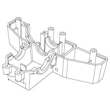 MJX Hyper Go Lower Gearbox Cover [14191]