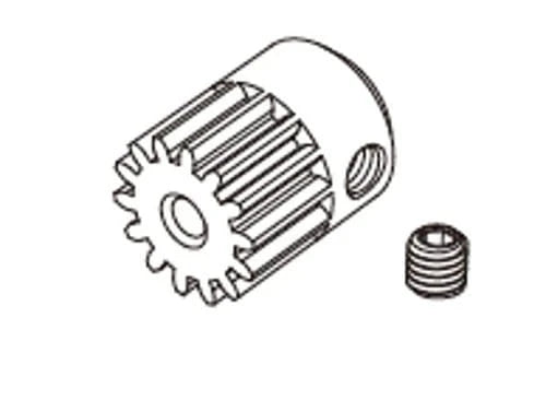 MJX Hyper Go Motor Pinion Gear with Grub Screw [16392G]