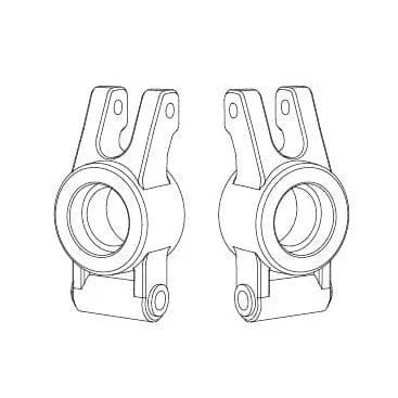 MJX Hyper Go Rear Hubs [14260]