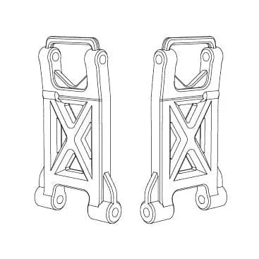 MJX Hyper Go Rear Lower Suspension Arms [14250]