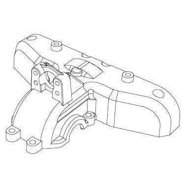 MJX Hyper Go Rear Upper Gearbox Cover [14190]