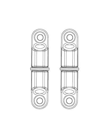 MJX Hyper Go Steering Linkages (2pcs) [14431]