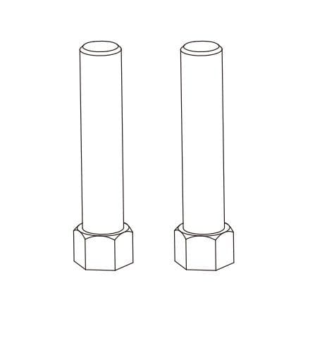 MJX M0522 Steering Shaft (2pcs) - Hobbytech Toys