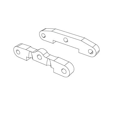 MJX M1640 Truggy F/R Lower Arm Brace - Hobbytech Toys