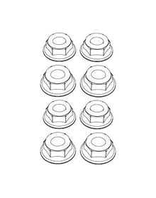 MJX M4 Wheel Lock Nut (8pcs) [M40]