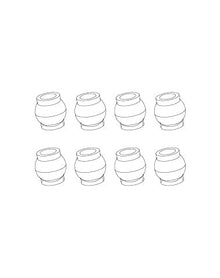 MJX Q1601 Steering Pivot Balls (8pcs)