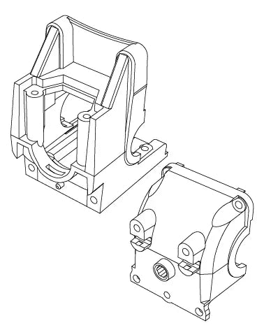 MJX Rear Diff Housing [P10194]