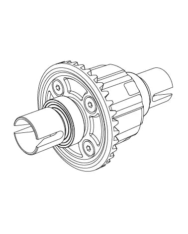 MJX Rear Differential Assembly [P10424R]