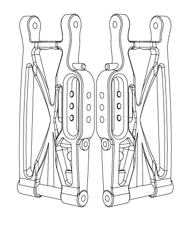 MJX Rear Lower Arm [P10250]