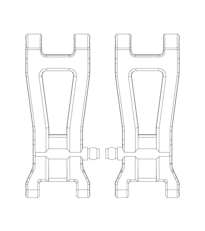 MJX Rear Lower Suspension Arms [P2025] - Hobbytech Toys