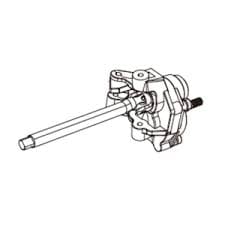 MJX Right Front Portal Axle Shaft Assembly (H8H) [P8HSA03] - Hobbytech Toys