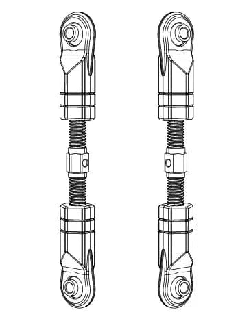 MJX Steering Links (2pcs) [10240] - Hobbytech Toys