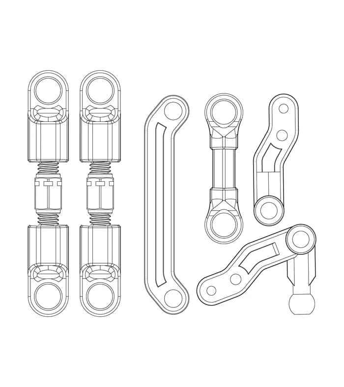 MJX Steering Transmission Group Suits 20208 [P2042] - Hobbytech Toys
