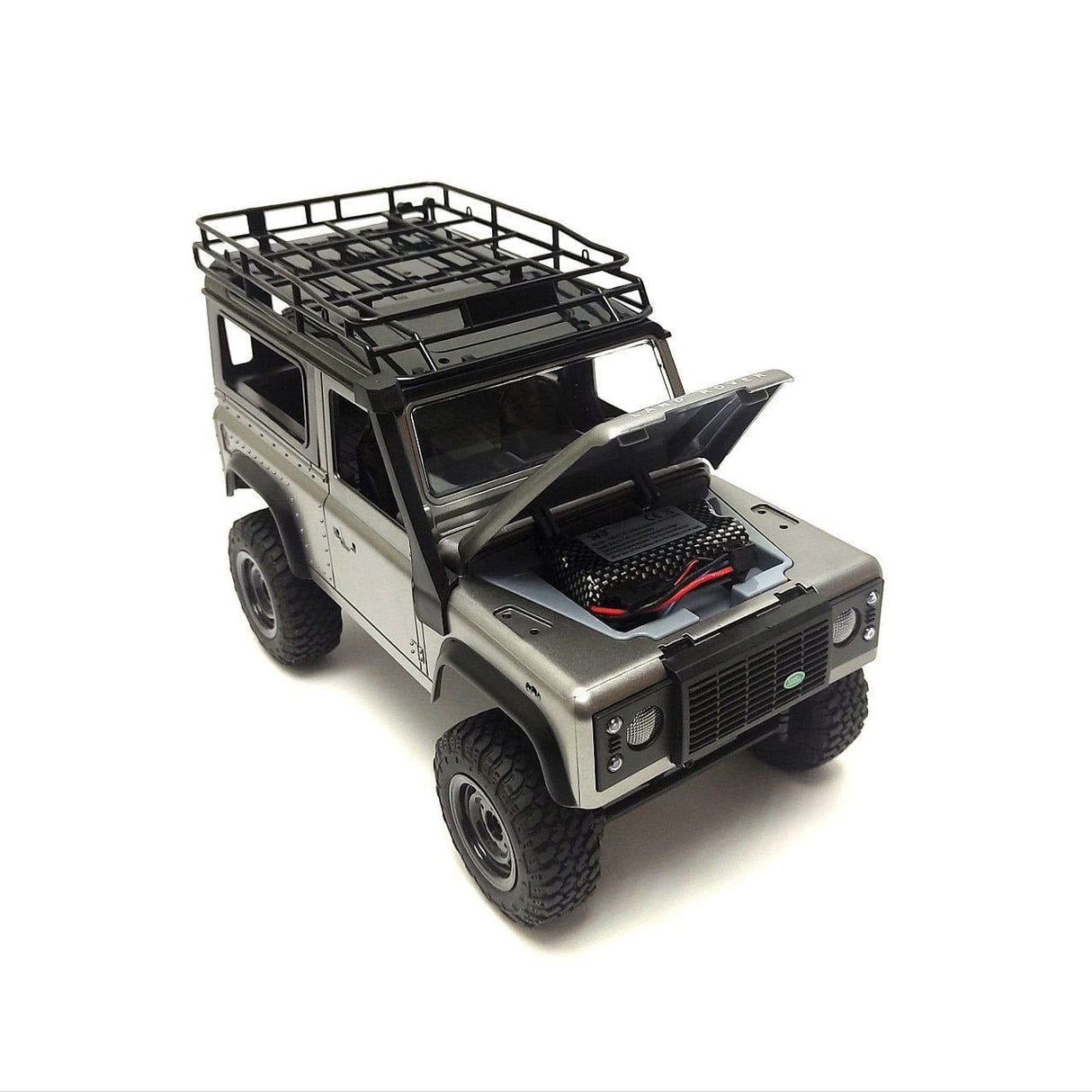 MN Models 1/12 4WD Defender Off - Road RC Truck RTR - Grey - Hobbytech Toys