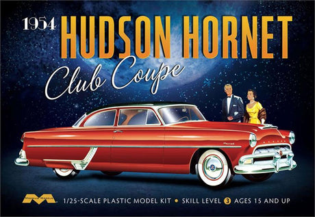 Moebius MOE1213 1/25 1954 Hudson Hornet Club Coupe model kit