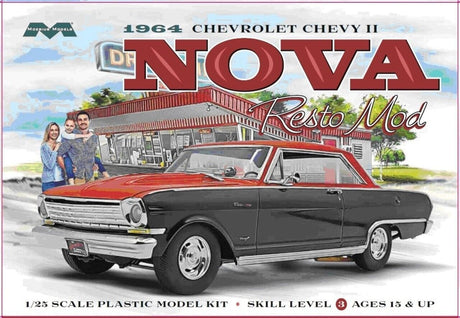 Moebius MOE2321 1/25 1964 Chevy II Nova Resto Mod model kit