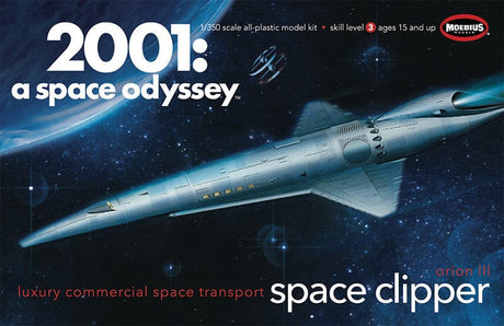Moebius MOE2001-12 1/350 2001 A Space Odyssey Orion III Space Clipper model kit