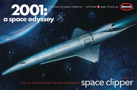 Moebius MOE2001-11 1/72 2001 A Space Odyssey Orion III Space Clipper model kit