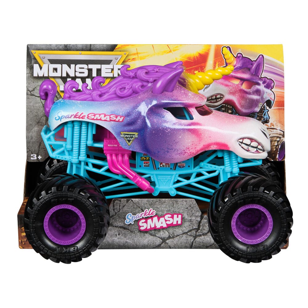 Monster Jam 1/24 Sparkle Smash Diecast Truck