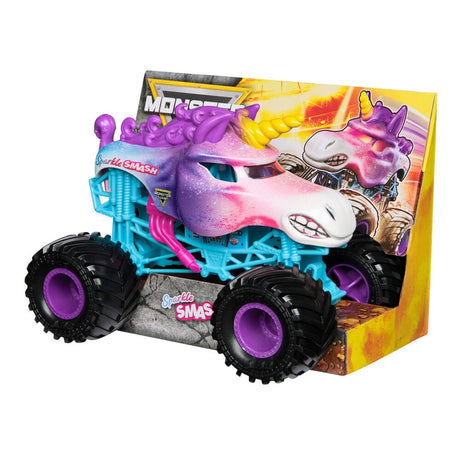 Monster Jam 1/24 Sparkle Smash Diecast Truck