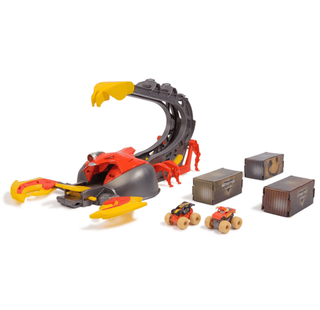 Monster Jam Mini Jams El Toro Loco Venom Velocity Scorpion Playset - Hobbytech Toys