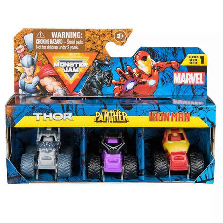 Monster Jam Mini Marvel - 3 Pack Bundle