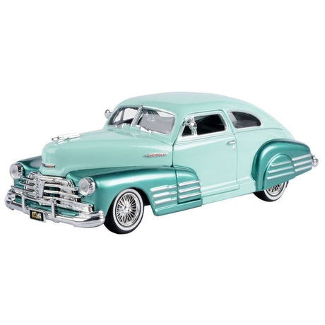 Motor Max 1/24 1948 Chevy Aero Sedan Fleetline Get Low Series Assorted Colours (1) - Hobbytech Toys