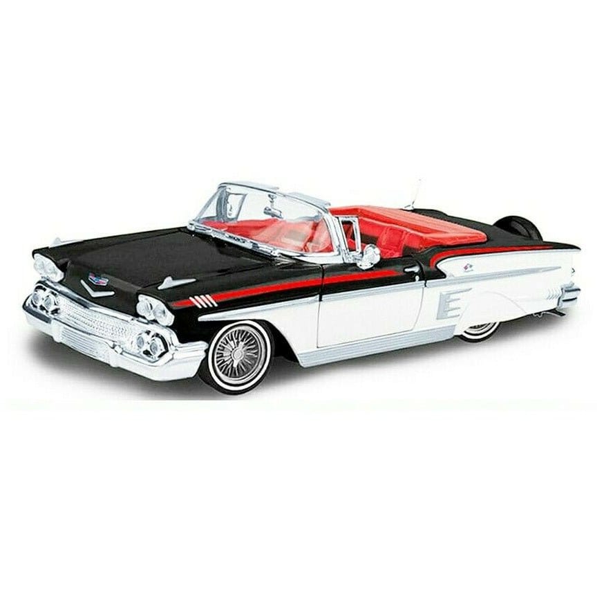 Motor Max 1/24 1958 Chevy Impala Get Low Series Assorted Colours (1) - Hobbytech Toys