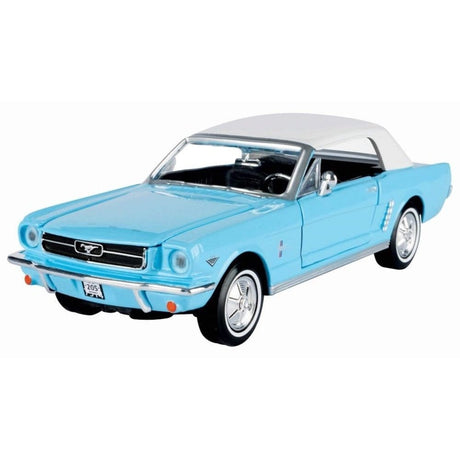 Motor Max 1/24 1964 1/2 Ford Mustang Hard Top Thunderball James Bond Movie Car - Hobbytech Toys
