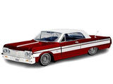 Motor Max 1/24 1964 Chevy Impala Get Low Series Assorted Colours (1) - Hobbytech Toys