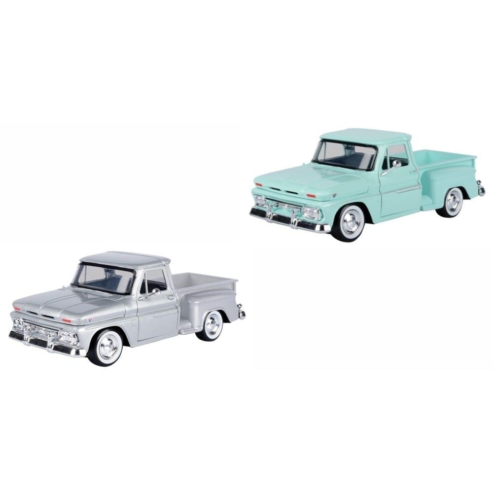 Motor Max 1/24 1966 GMC C1000 Fenderside Assorted Colours - Hobbytech Toys