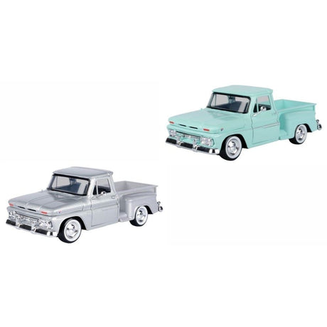 Motor Max 1/24 1966 GMC C1000 Fenderside Assorted Colours - Hobbytech Toys
