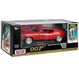 Motor Max 1/24 1971 Ford Mustang Mach 1 Diamonds are Forever James Bond Movie Car - Hobbytech Toys