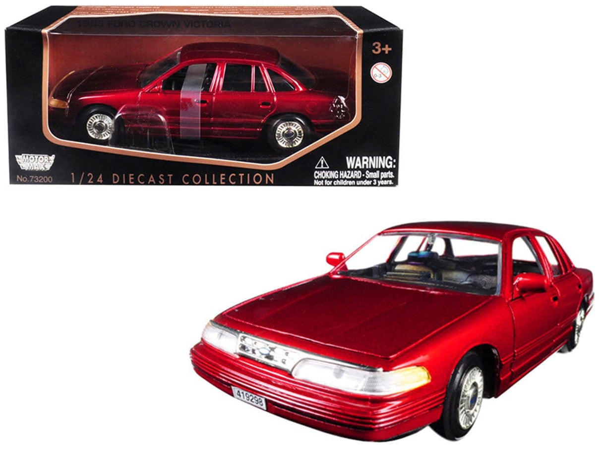 Motor Max 1/24 1998 Ford Cown Victoria Get Low Series Assorted Colours (1) - Hobbytech Toys