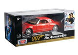 Motor Max 1/24 2002 Ford Thunderbird Hard Top - Die Another Day James Bond Car - Hobbytech Toys