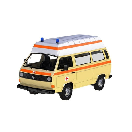 Motor Max 1/24 VW Type 2 (T3) High Roof Ambulance** - Hobbytech Toys