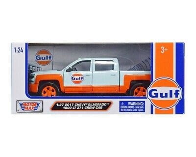 Motor Max 1/27 2017 Chevy Silverado 1500LT Z71 Crew Cab with Gulf Livery - Hobbytech Toys